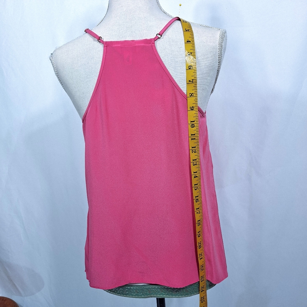 Lilly Pulitizer Dust Silk Hot Pink Adjustable Tank Top - Picture 7 of 14